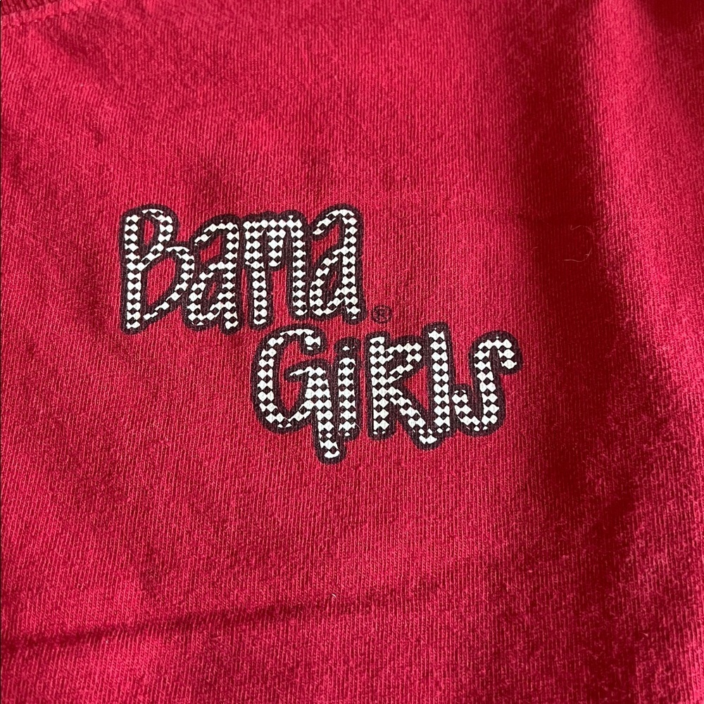 Bama Girls Long Sleeve Graphic TShirt Burgundy Size Medium